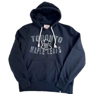 NHL Toronto Maple Leafs 47 Forty-Seven Brand Men’s Small Navy Hockey Hoodie